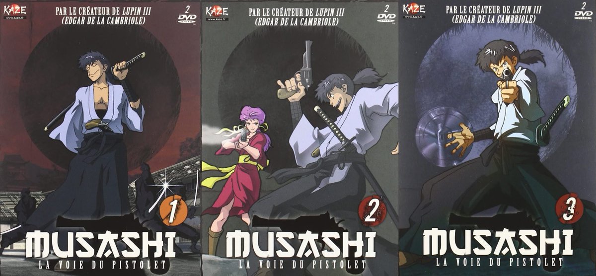 Meanwhile, Kaze France somehow managed to license Gundoh Musashi, & put out the whole show across three 2-disc singles, plus a later boxset, in Europe in 2008.To this day, this remains the sole way to get all of Gundoh Musashi on home video... And, no, there are no English subs