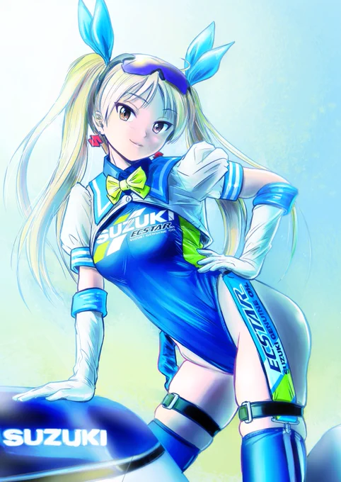 鈴乃木凜ちゃん、エクスターカラーのレースクイーン。

#ばくおん 
#鈴乃木凜生誕祭2021
#鈴乃木凜誕生祭2021
#4月9日は鈴乃木凜の誕生日 