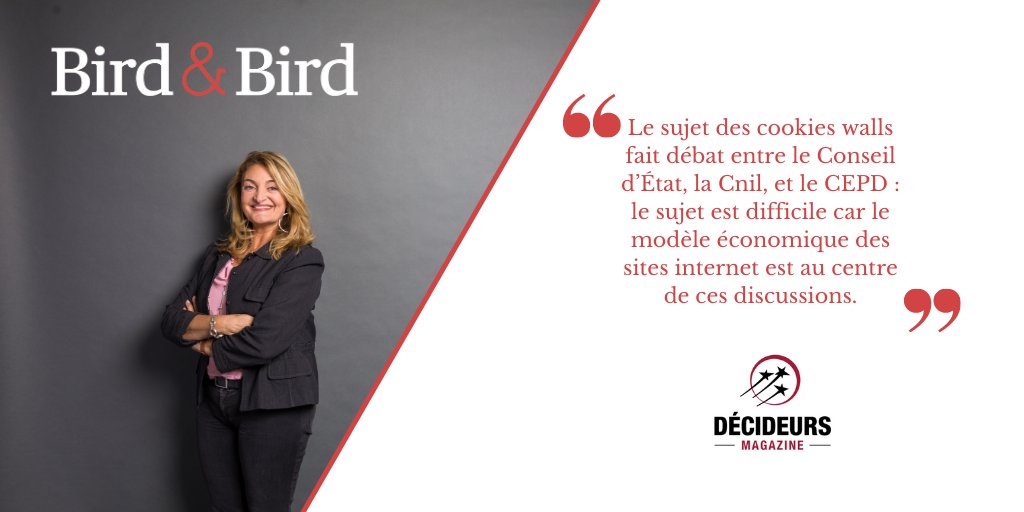 🎤 Cookies walls : est-il légal de demander aux internautes de payer pour accéder au contenu d’un site s’ils n’acceptent pas les cookies ? Interview de notre associée <a href="/ARIANEMOLE/">Ariane Mole</a> dans <a href="/MagDecideurs/">Décideurs Magazine</a>  #cookies <a href="/twobirdsprivacy/">Bird & Bird Privacy</a> magazine-decideurs.com/news/un-site-w…