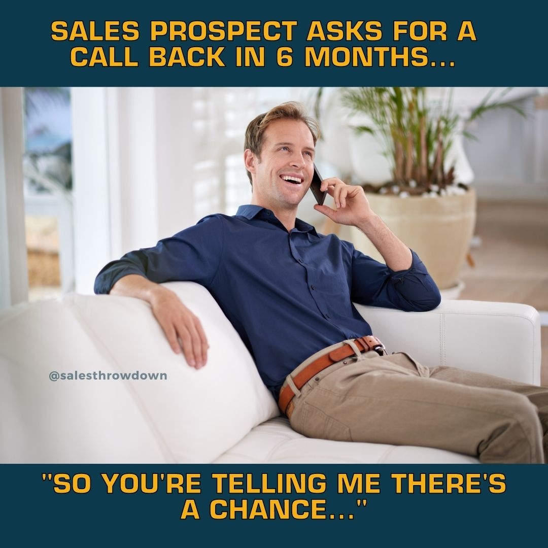 SalesThrowdown's tweet photo. I know what you did there Mr. / Ms. Customer. *Smirk* https://t.co/e1DAbXJurW