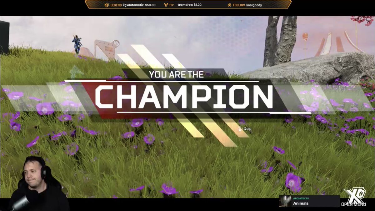 Original_Alex__'s tweet photo. More solo que wins. Bloodhound game is getting better. Go follow the stream and catch our next win!! 
@XPCoffeeCo @the_wolv_twitch @FatalRTs #bloodhound @BlazedRTs #ApexLegends 
https://t.co/79AlY9XE2H https://t.co/CSnCZzFA0X