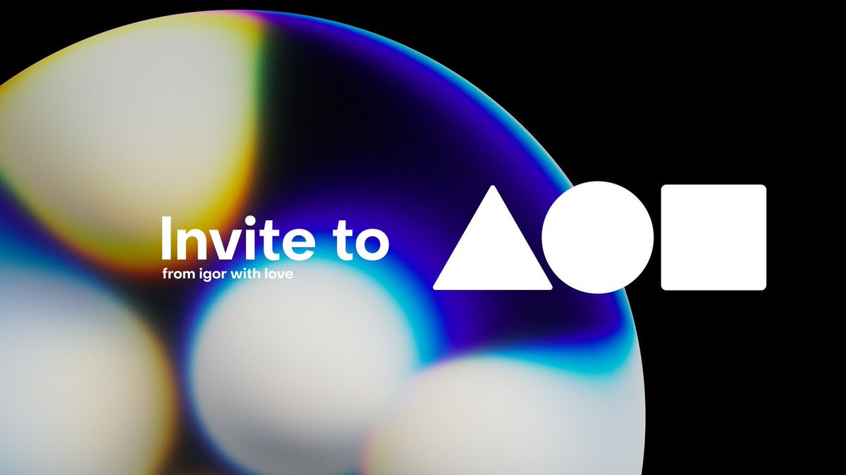 Yō
Giveaway
1 invite to @withFND 

1. Follow and retweet 
2. Follow me on Foundation foundation.app/igor
3. Follow me on Instagram instagram.com/igor.m
4. Drop your artwork⬇️

Winner in 48 hours 🎉
#fndinvite #nft #nfts #NFTartists #foundationinvites