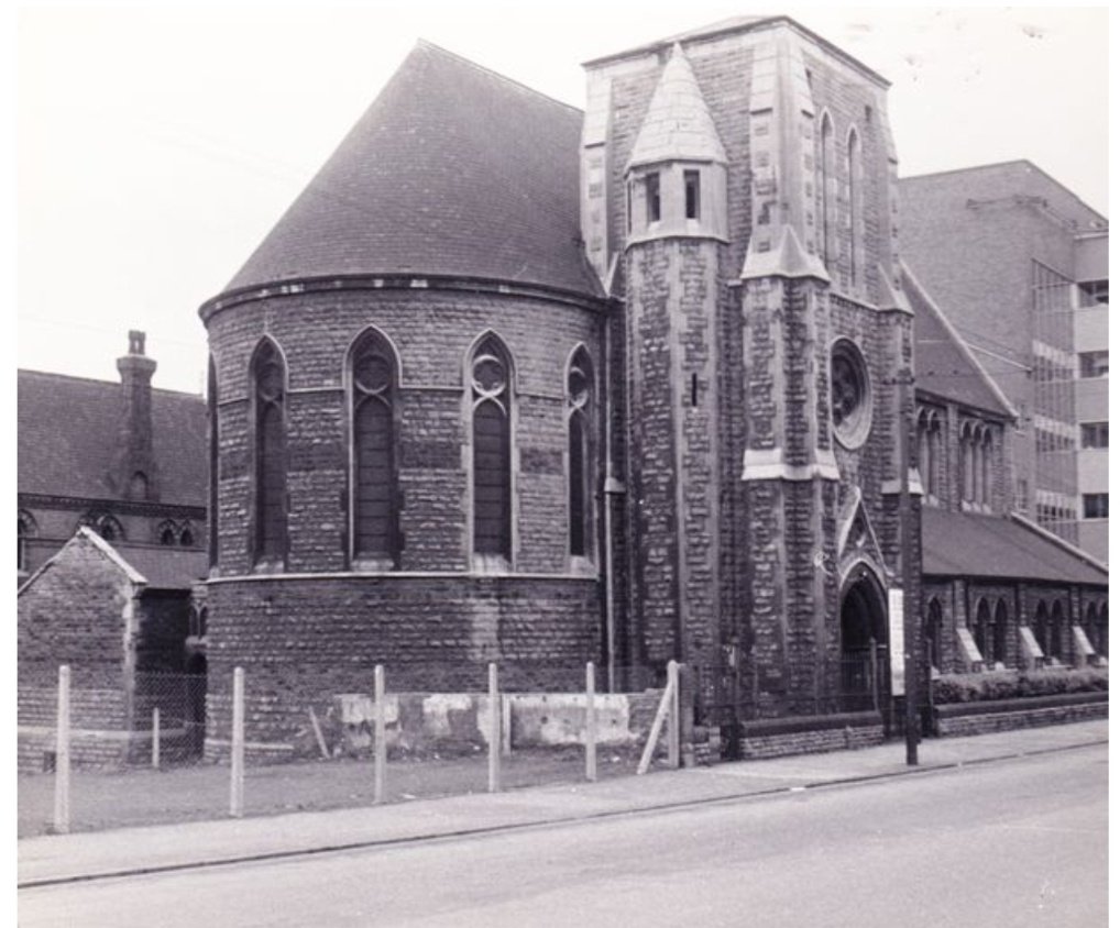 The final church on my walk, St Philip's Church on Pennyfoot Street. Cretaed in 1879 to relieve pressure on surrounding parish churches but due to the slum clearances of the 1960s, attendance shrank and the church closed in 1963, and demolished in 1964.