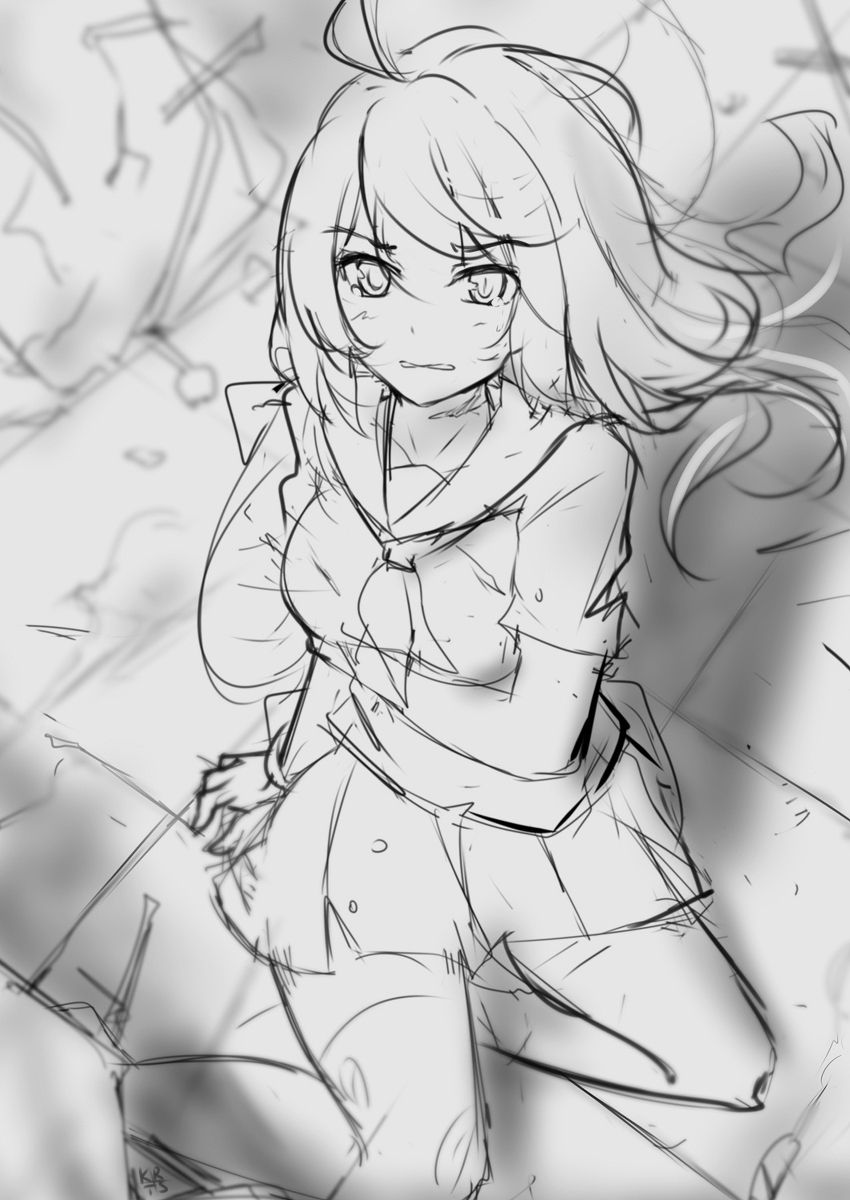 Loobusta's tweet photo. Sketch 01 #落描き #original https://t.co/3s3ky2mGrt https://t.co/qMq3Tsodbu