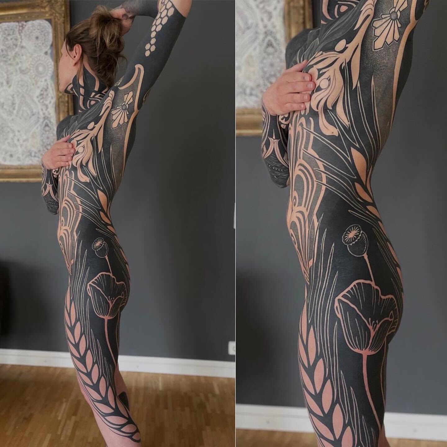 Adri072684 on X: Full body suit tattoo work by Gerhard Wiesbeck