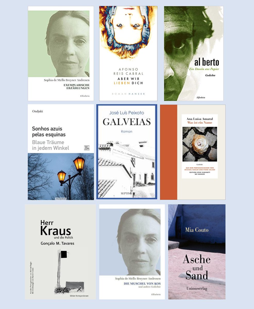 New Publications March 2021 📕
These are the German translations of Portuguese books that were published last month. Discover other German translations published in 2020 and 2021 here: bit.ly/37JjL8I