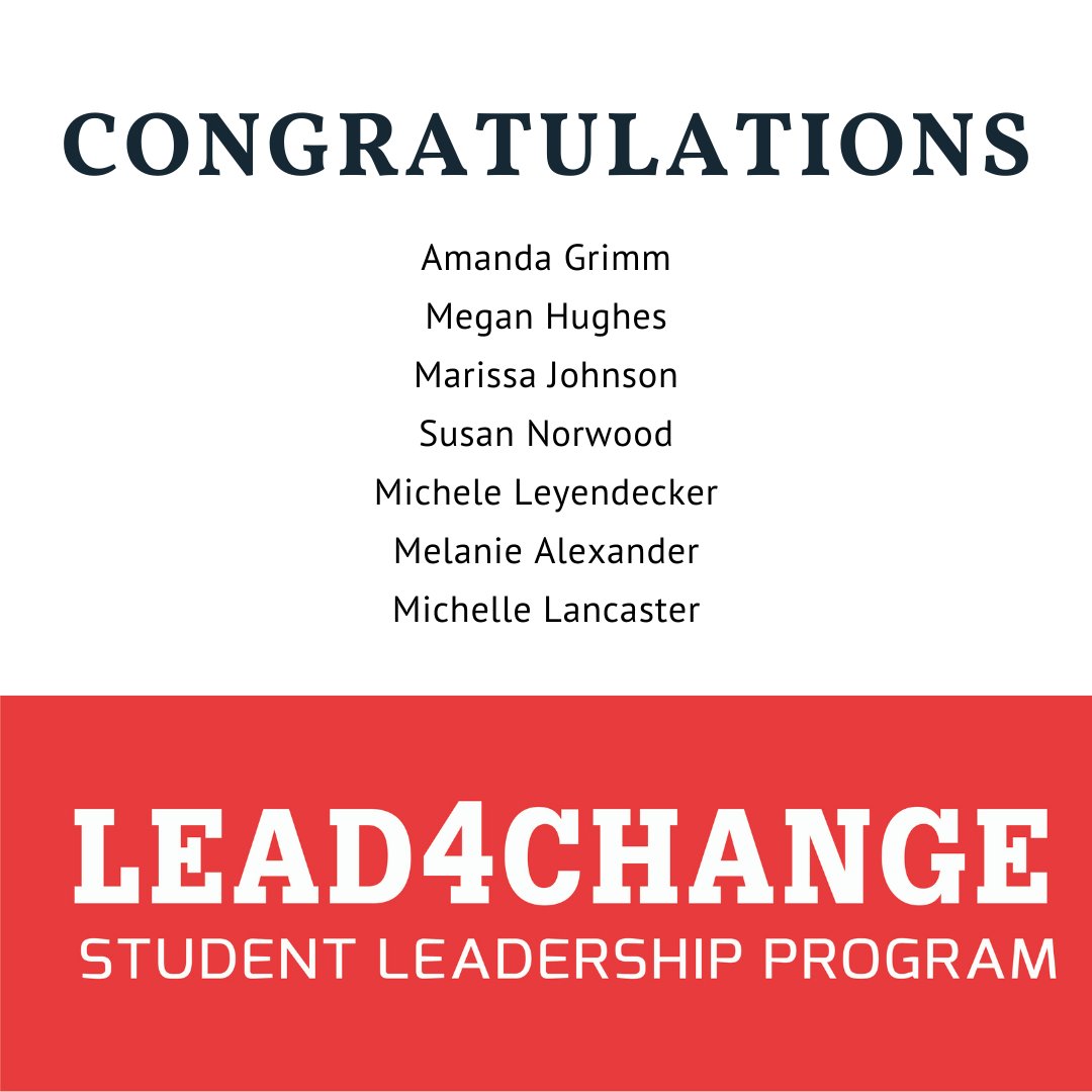 There were a record amount of entries this year for Lead4Change! Congrats to the 8 winners that are from FCCLA!

Amanda Grimm
Megan Hughes
Marissa Johnson
Susan Norwood
Michele Leyendecker
Melanie Alexander
Michelle Lancaster

#fccla #fcs #lead4change #beyondmeasure #cte