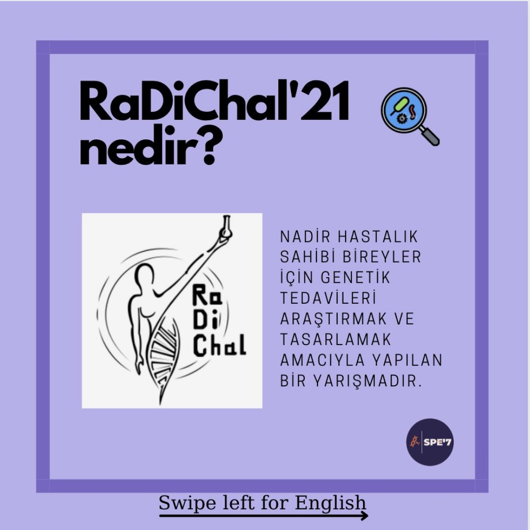 spe7team's tweet photo. RaDiChal’21 nedir?
@RaDiChallenge @CihanTastan_PhD        #Kistikfibrozis  #Cysticfibrosis #Radichal21 https://t.co/oK4dTm0g3x