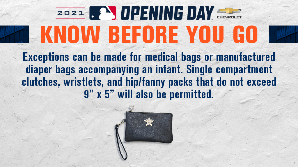 Houston Astros on X: We've updated our bag policy to include the