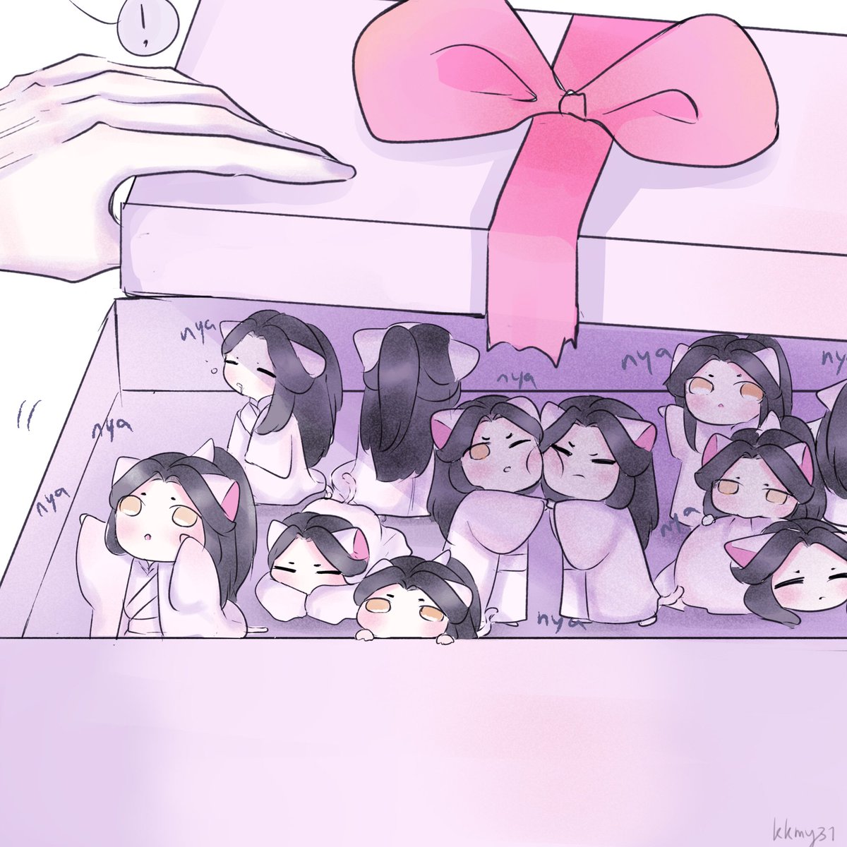 More gifts to Moran! I unfortunately don’t have anything else to give you other than this lame lil comic xD enjoy your nyannings hahaha ~

#墨燃0409生日快乐 #HappyMoRanDay   #二哈和他的白猫师尊