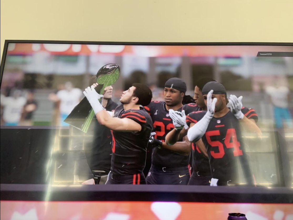 CPL_Texans's tweet photo. Cpl Niners with the Super Bowl victory!! Blake Cashman with the Super Bowl MVP. https://t.co/gkUwawnhHD