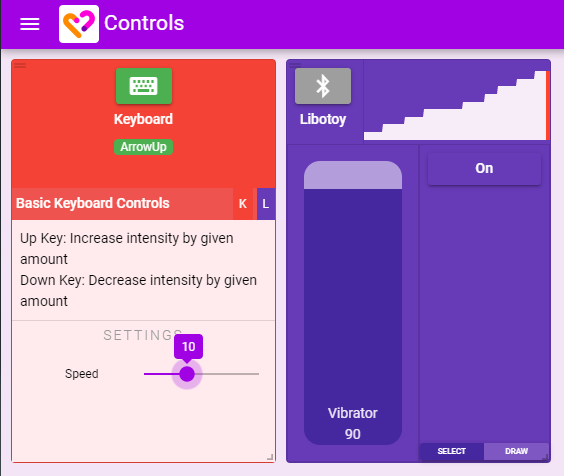 xtoysapp's tweet photo. Set up custom key bindings to control your toys. https://t.co/mwyRPWG8vE