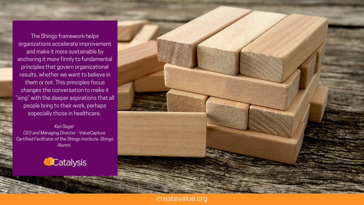 In his guest blog for <a href="/HCValue/">Catalysis</a> this week, <a href="/ktsegel/">Ken Segel</a> gives readers five reasons on why their organizations need the #ShingoModel. Read his full post here: ow.ly/4pQp50Eh8MX.