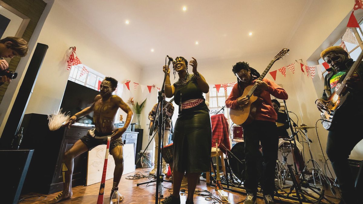 SofarSoundsJHB's tweet photo. @SunXaExperiment is a spiritual avant-garde group from Soweto who believe that everything is spiritual, so everything must flow with energy.

Watch as they deliver an “ancestral world music” performance: https://t.co/mz4wUJV0QN 

#SofarSounds
#SofarJHB https://t.co/Xn6HpWrW5F
