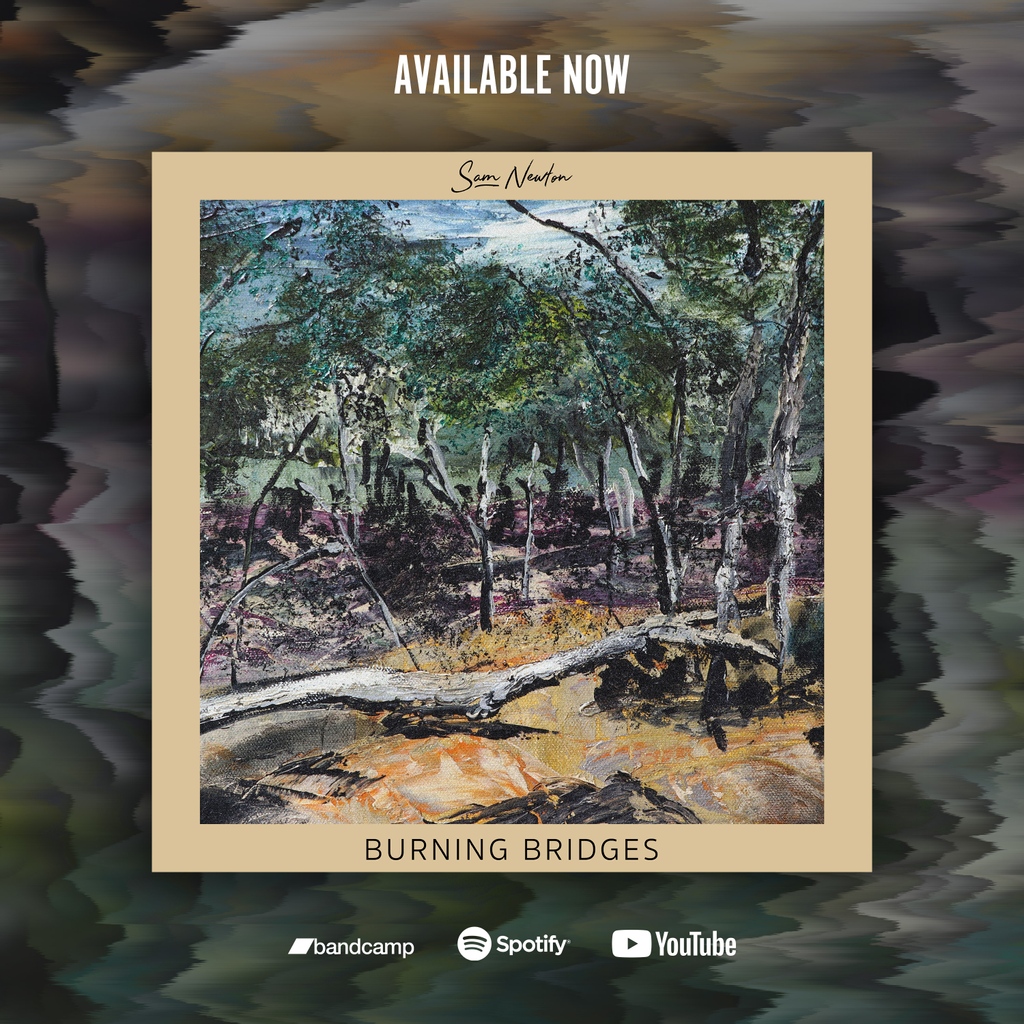 LAUNCH DAY!⁠
IT’S FINALLY HERE! Burning Bridges //
linktr.ee/samnewtonmusic
 👏🤘🎉