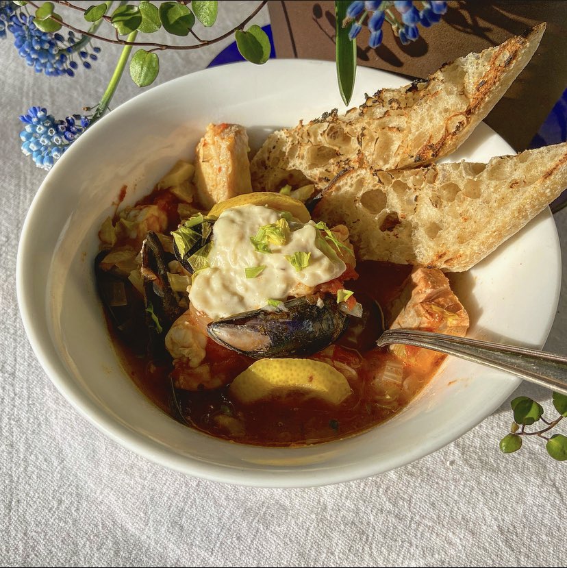 Made my first cioppino! What a perfect dish for the PNW. #PNW #pnwfoodbuzz #springmeals #localbounty