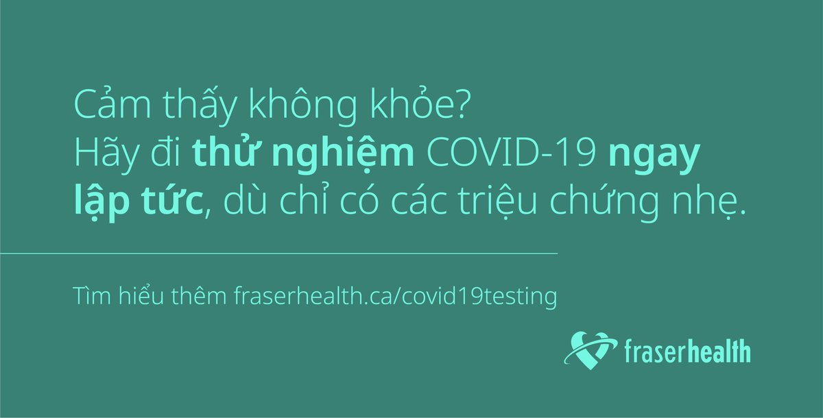 Fraser Health tweet media