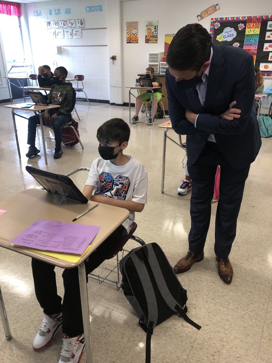 JCPSSuper's tweet image. Getting a tour of the welding program and doing an interview with Madison and Edward at @PRP_Panthers was a highlight of my day. Also dropped by @conwayJCPS to check out more in-person learning. Great to see kids in school buildings. #JCPSReturn #WeAreJCPS