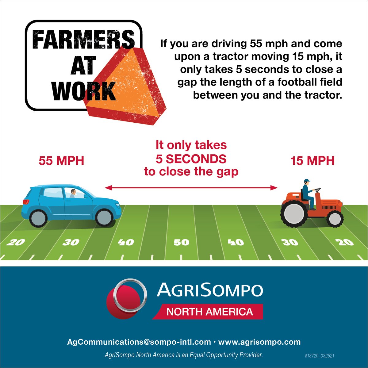 DiversifiedCrop's tweet photo. Please be patient and safe. Farmers are on their way to work, too!
#FarmersFeedtheWorld #AgriSompoNorthAmerica #FarmSafety #Plant21 https://t.co/VzTxoLYTaO
