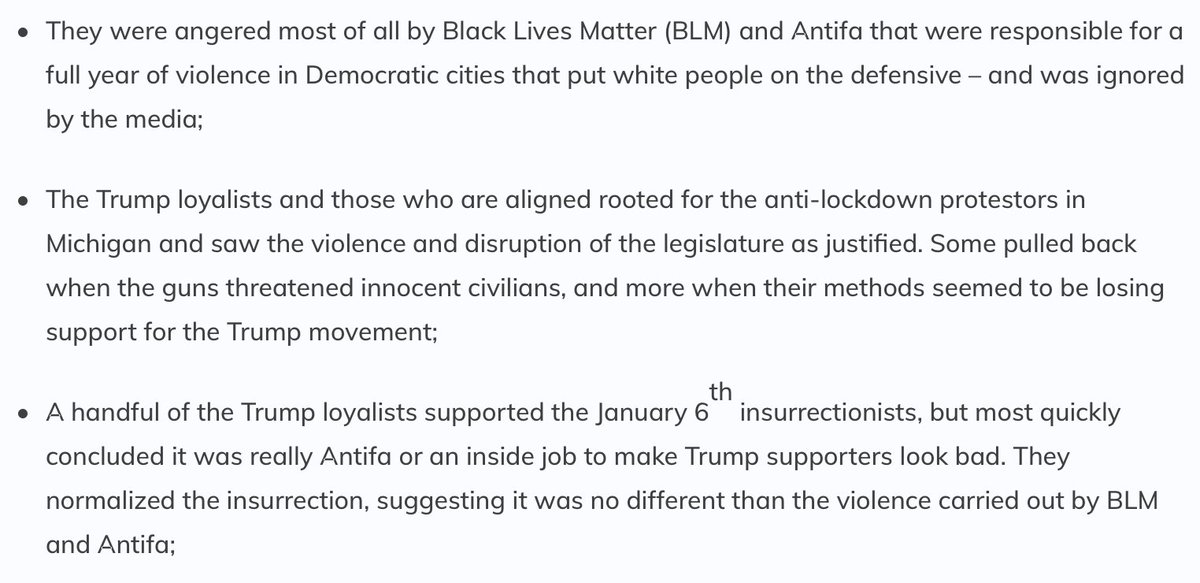 You're gonna say but Lara, Antifa isn't a real thing, not in the way Greenberg's respondents are talking about it. To which I say, yes: correct. That seems like an important thing to be reckoning with?