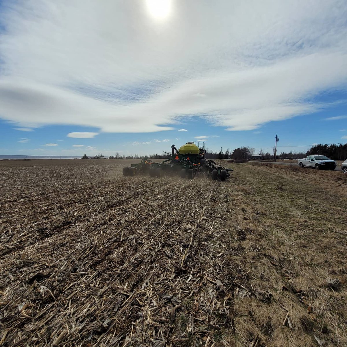 Starting to plant spring wheat today! #plant21 #nsag