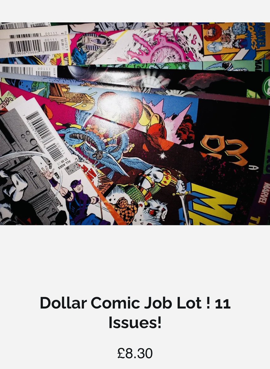 ComicsJob's tweet image. 🚨🚨new merch alert #dollarcomics #mysterybox £8.30 for 11 comics and FREE postage🚨🚨visit our website for details #comics #ukcomiccollector