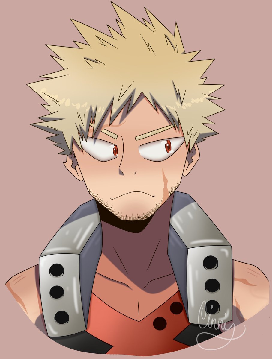 CinniBunii's tweet photo. I drew some older #Bakugou because I was bored in my philosophy lesson.

#bnha #bnhafanart #mha #mhafanart #KatsukiBakugo 
#digitalart https://t.co/V7rg3AOcdl