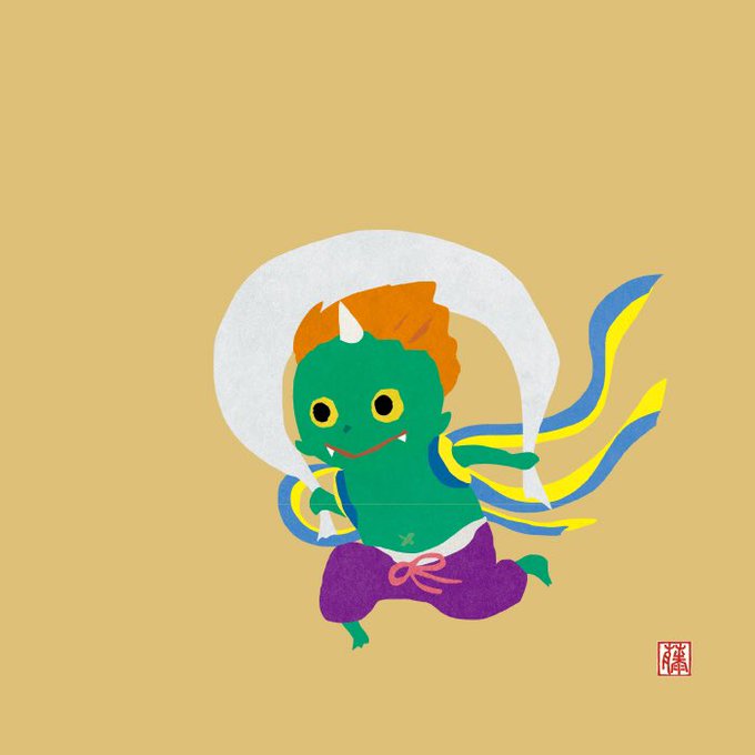 風神雷神図屏風のtwitterイラスト検索結果 風神雷神図屏風のtwitterイラスト検索結果