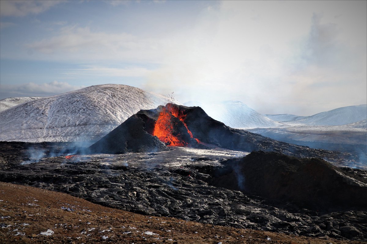 SkogarFarm's tweet photo. Had to see it in person, amazing. So powerful #Iceland #volcano https://t.co/Fr9fXboy8p