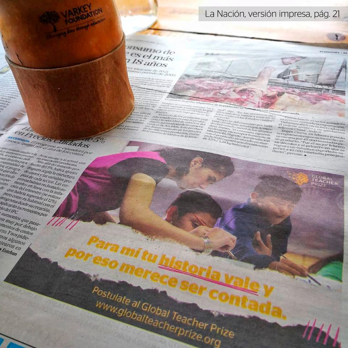 Porque tu historia vale. Seguimos buscando grandes maestros y maestras en cada región del país. ¡Gracias <a href="/fundlanacion/">Fundación LA NACION</a> y <a href="/LANACION/">LA NACION</a> por sumarse a esta celebración!