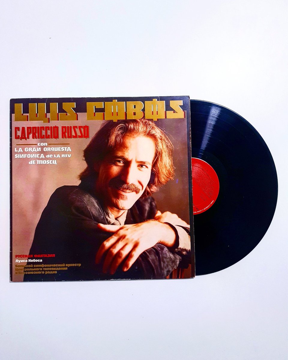 IlCanallaRubens's tweet photo. #Xoia #Cultura #Vinilo #MeuTesouro #CBS #Disco #LuisCobos
"Capriccio russo" así se chamaba o vinilo en 86 de Luís Cobos, unha portada máis que rechamante. Este disco contou coa Gran Orquestra sinfónica da RTV de Moscu, baixo o selo CBS, o seu sexto disco. https://t.co/kTv3ZlA9Xh