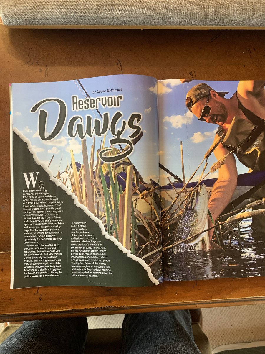 DougManzer's tweet photo. It’s an honour to make a contribution to Barry Mitchell’s Alberta Fishing Guide for 2021!  Many thanks to @OutdoorBailey for his editorial role of pulling together an interesting cross section of articles writers across Alberta!👊👊@Carsormick https://t.co/SBiiIG3sHE