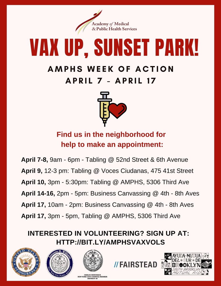 CMAlexaAviles's tweet photo. Week of action #VAXUPSunsetPark https://t.co/lr4Tk9Q4eG