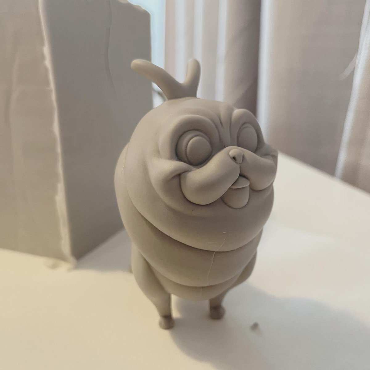 Camarasketch's tweet photo. Caterpug resin copies are in the making!
#albertocamara #resintoy https://t.co/CNIfvt0iCk