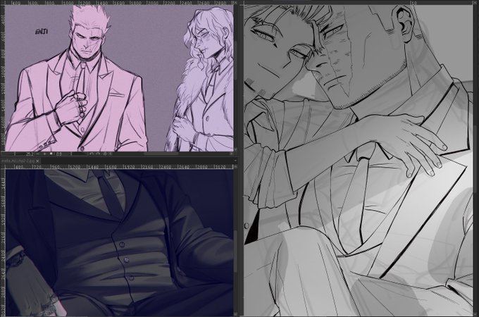 me @ me: thank u for drawing your own references to help u draw things for u 