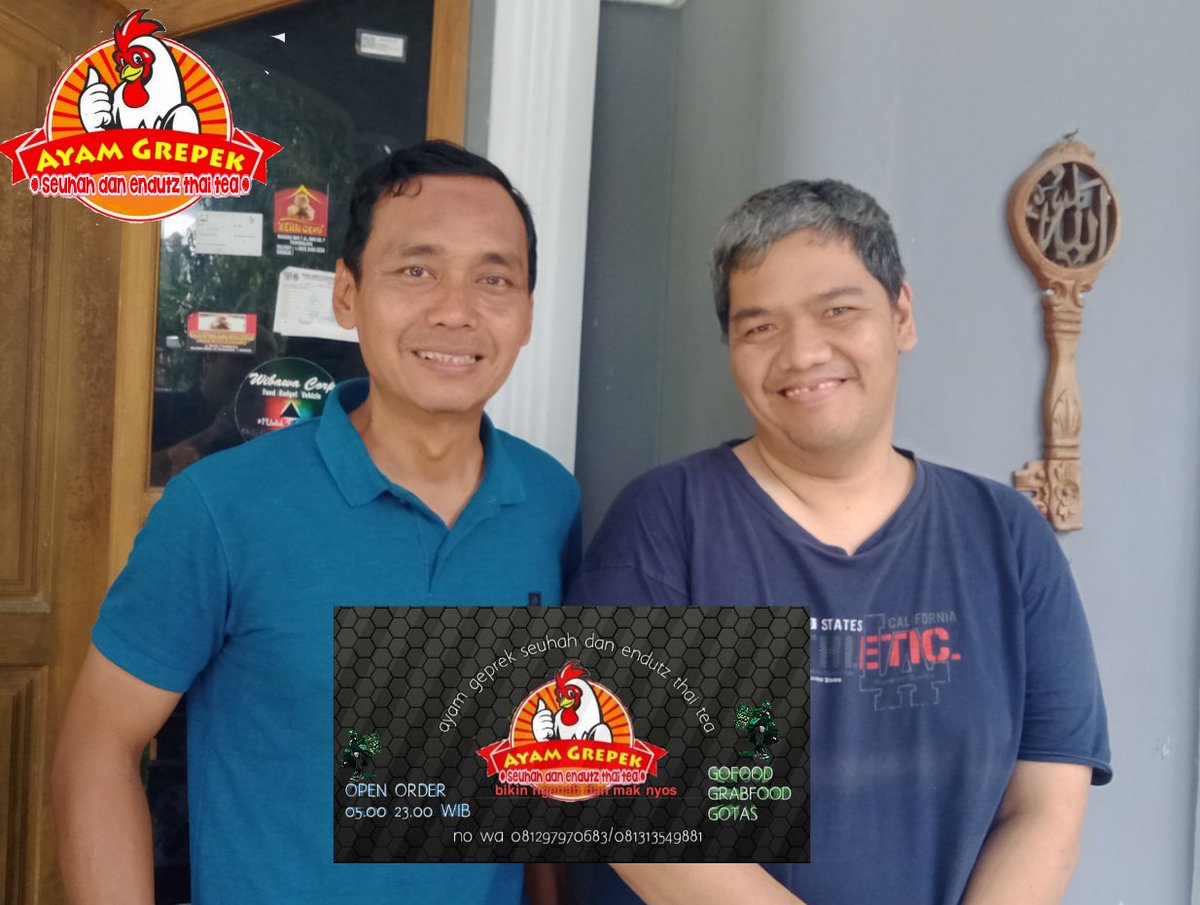 GeprekDan's tweet photo. ayu guys manga di coba mudah2 cocok pesan lewat Eh, liat ini deh. ayam geprek seuhah dan endutz thai tea di GoFood.
https://t.co/cuTJ6Ecww5 dan grabfood dan gotas y guys, oh iya guys setelah makan jangan lupa like end comen dan bintang nya y guys di gofood karna itu sangat https://t.co/7HcwLswGSd
