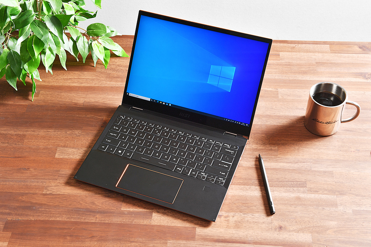 pc_watch's tweet image. ビジネスPC市場に異変あり! 時代を掴み、急成長するMSIノートはどこが違う? 最新モデル「Summit E13 Flip Evo」実力チェック ～テレワーク… pc.watch.impress.co.jp/docs/topic/spe… #Sponsored