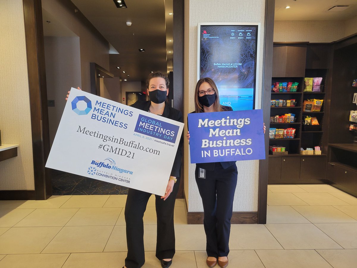 MeetinBUF's tweet photo. Our wonderful #Buffalo industry partners @Marriott_HC proudly support #GMID21! They're waiting to welcome you to our community!  #MMBMeetSafe #meetingprofs #MeetingsMeanBiz https://t.co/6JBVqlAZi6