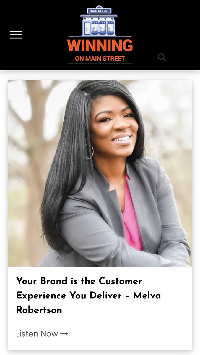 WriteMediaPR's tweet image. I had the pleasure of being a guest on the Winning on Main Street w/ Gordon Henry Podcast. I discussed intentional branding and the customer experience. Check it out here: winningonmainstreet.com/your-brand-is-…