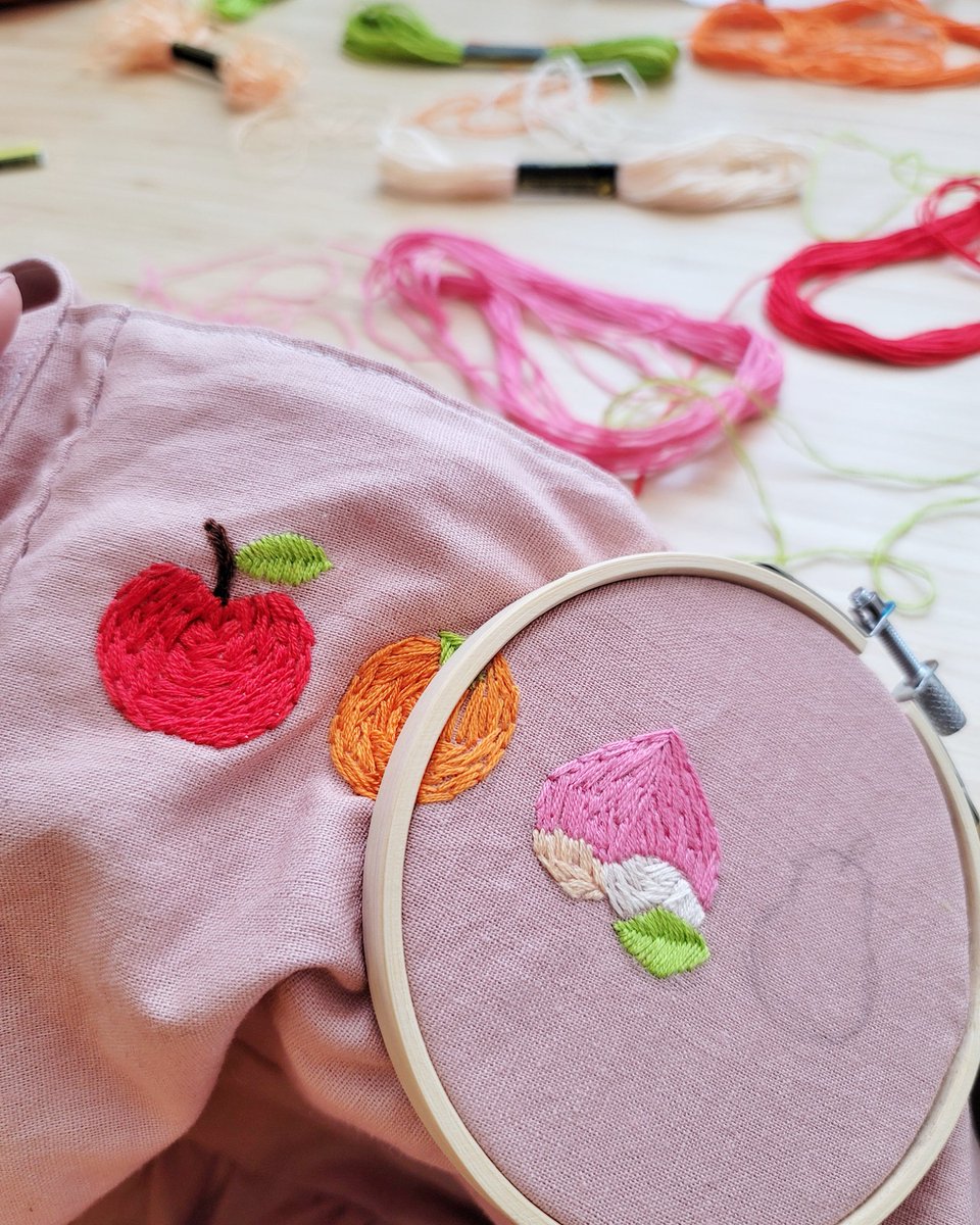 Wanted a moms apron dress so baby I made a mom's apron dress