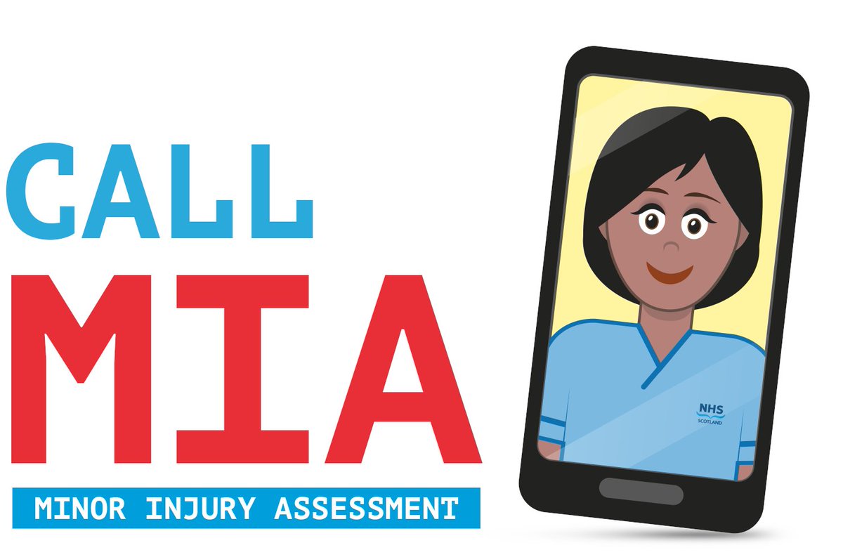 NHS_Lothian's tweet photo. If you're worried about a minor injury and would like a medical professional's opinion, #CallMIA on 111. There, you can get help from our trained team of nurses. https://t.co/AytKMMvC79