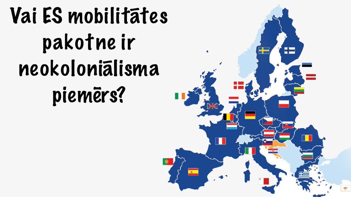 WayBaltic's tweet image. Vai ES mobilitātes pakotne ir neokoloniālisma piemērs❓

#Latvia #Riga #EU

Full version:facebook.com/10671115475656…