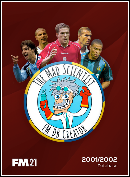 MadScientistFM's tweet photo. The 2001/02 DB IS OUT !!!

Steam Link:
https://t.co/SSOhtRS0IA

Save Game File
https://t.co/Vj8Ozi99Hl

fmf file (Use the default FM Database)
https://t.co/AYNMpJ6cUX

#200102DB #FM21 

RTs are appreciated https://t.co/Jd45QZq5Qt