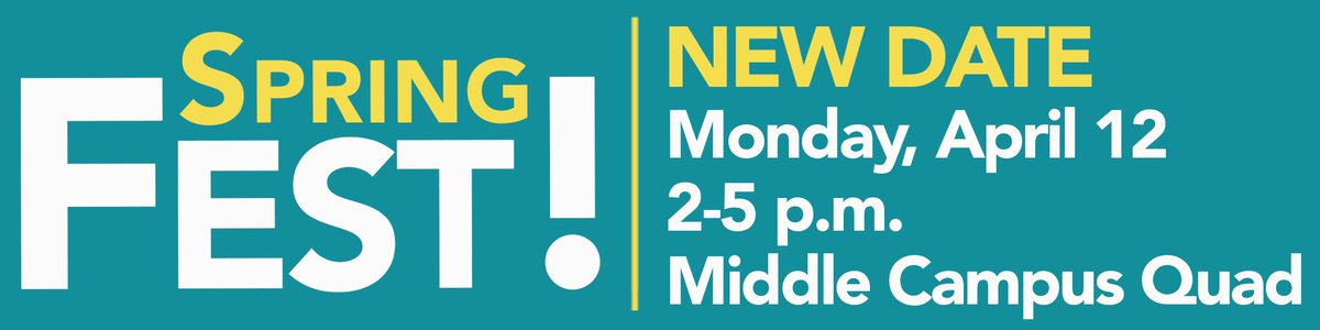 GatesCenter's tweet photo. Hi Foresters! Don’t miss out on SpringFest, happening Monday, April 12 ‼️ Come to middle campus for food, fun, and games 🥳 https://t.co/UfLnZNEsRQ