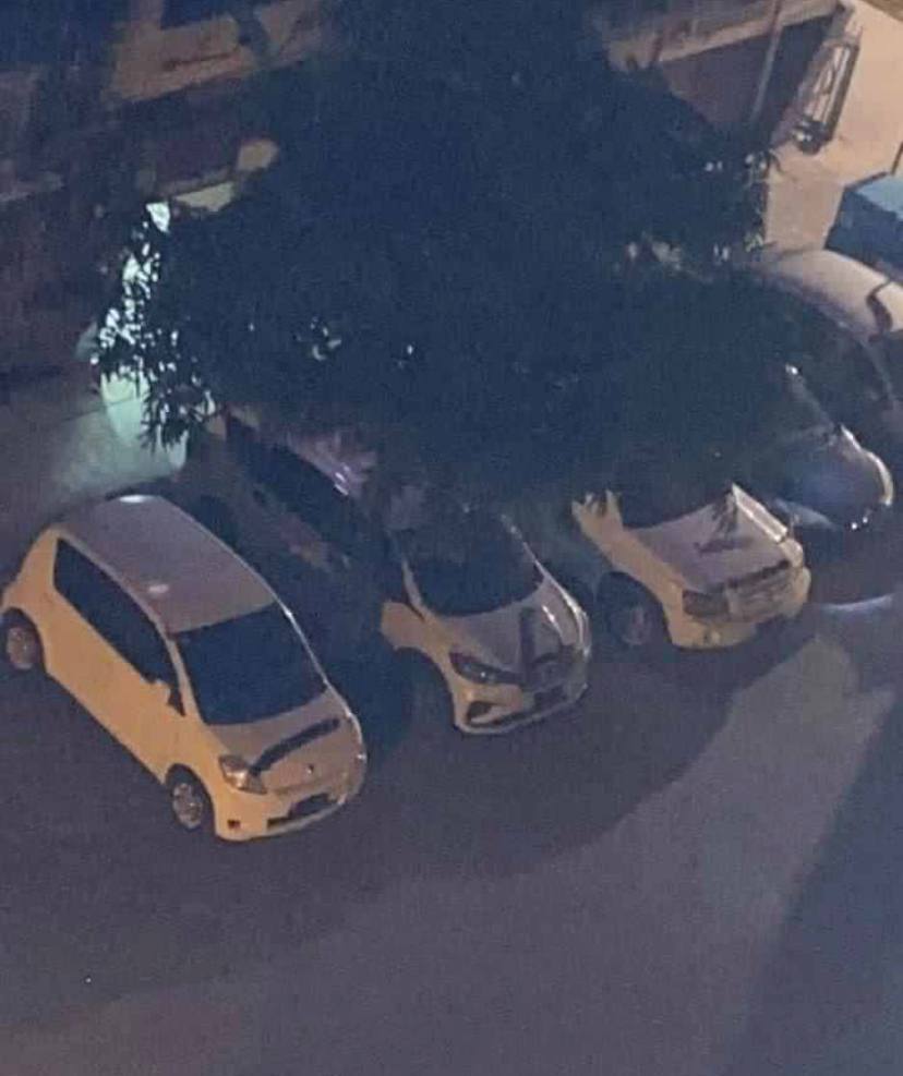 Military terrorists unlawfully spraypaintef on civillians' cars in YayKyaw township, Yangon tonight.
#Apr8Coup 
#WhatsHappeningInMyanmar