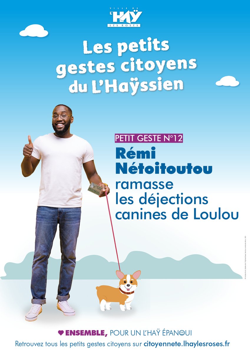 letypographiste's tweet photo. Ma dernière création pour la ville de L'Haÿ-les-Roses, une campagne d'affichage sur le civisme et les gestes citoyens. #LHaylesroses #graphisme #monboulot #affiche #civisme https://t.co/Te5xOTHLx9