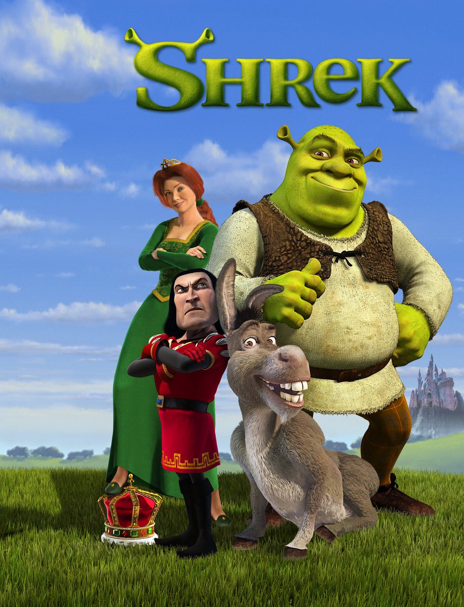 Lastly, a group shot, including renders of Shrek and Fiona that I've never seen before