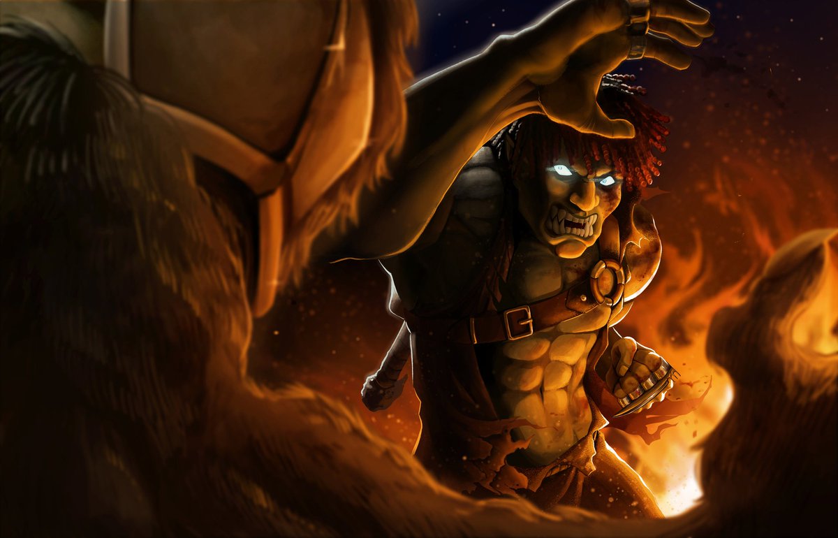 Luarpice's tweet photo. Our barbarian, Roy, in his last battle. I miss him so much!
#dungeonsanddragons #DnD #originalcharacter #dndart #art https://t.co/qkCHzPpIaz