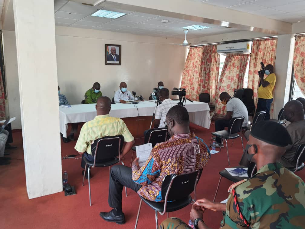Ghana2021Census's tweet photo. 2021 PHC information session in Ho with the Hon. Regional Minister and the Government Statistician in attendance. Participants are members of the Regional Census Implementation Committee and other regional stakeholders.

@DrLetsa @GV_Statistician @GhanaStats @ghanaphc2021vo1 https://t.co/XBDGL8aNfD
