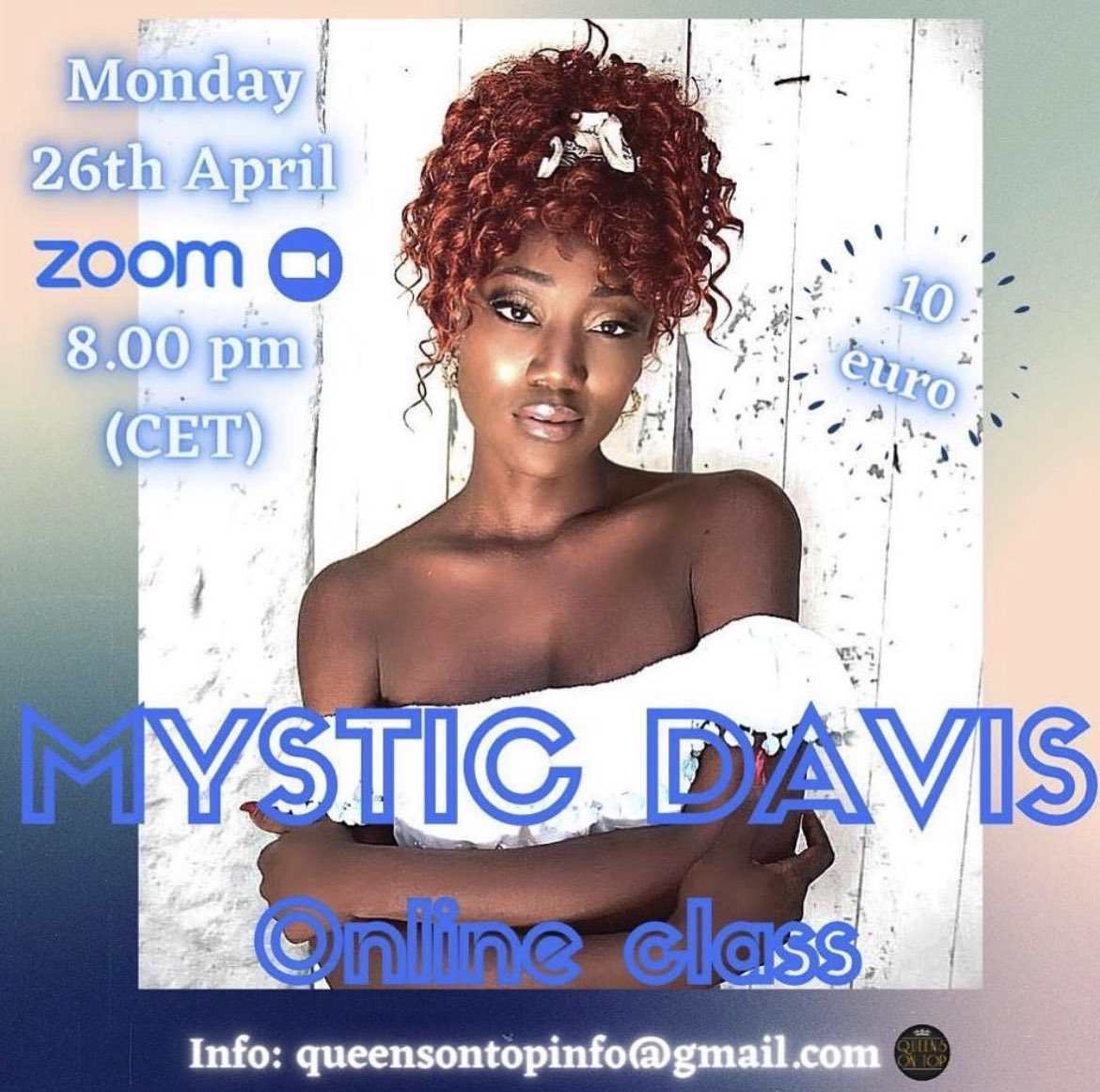 DHOrigins's tweet photo. COMING UP 🇯🇲🇯🇲 don’t miss this workshop with the incredible Mystic Davis - Mon 26 April at 19:00 BST. Booking details on the flyer 👇👇 #dancehall #dancersofjamaica https://t.co/6sYjFtNeg5